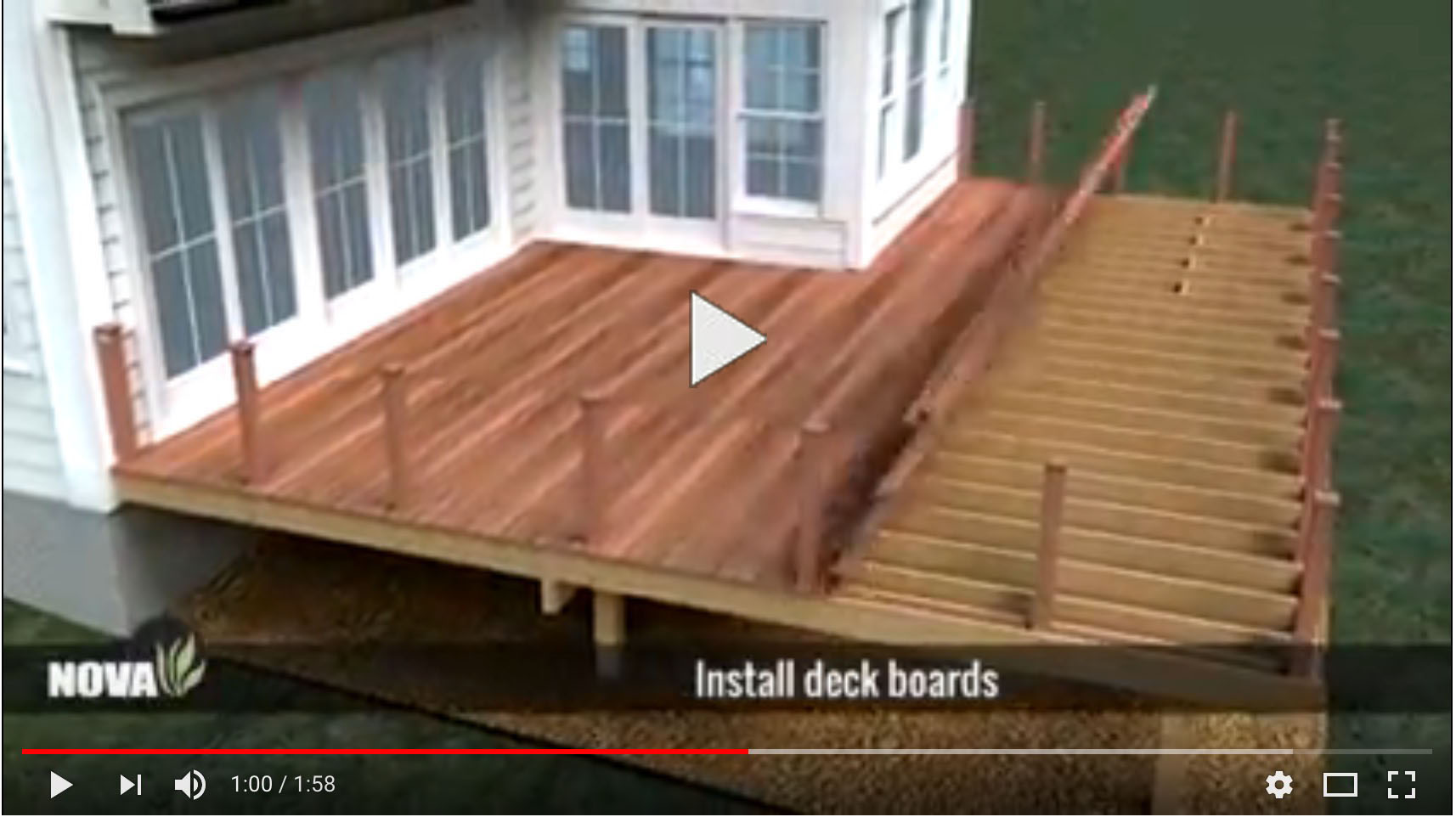 Hardwood Decking Installation Video