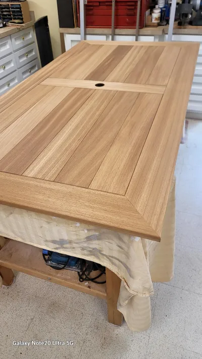 Ayous Outdoor Dining Table - No Finish