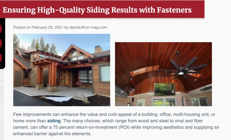 Siding Clip Product Spotlight Siding Clip Product Spotlight