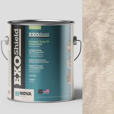 ExoShield Black Walnut One Gallon Exterior Tung Oil Wood Stain