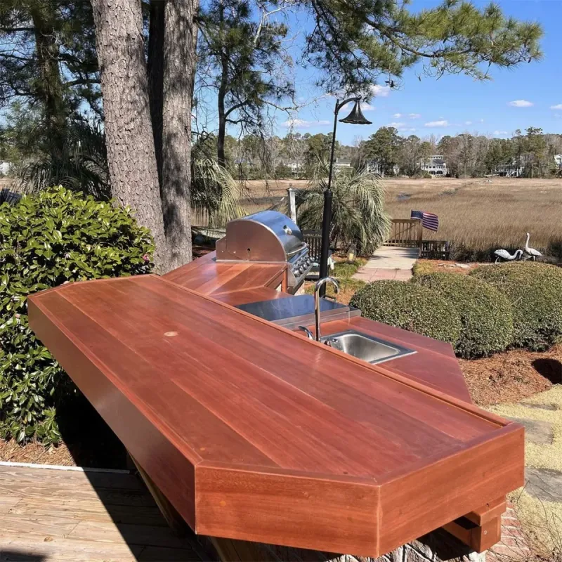 South Pacific Redwood, Manilkara Decking