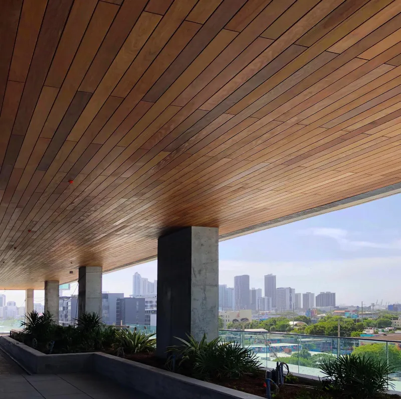 Ipe Decking Rainscreen Siding Wynn Hotel Miami