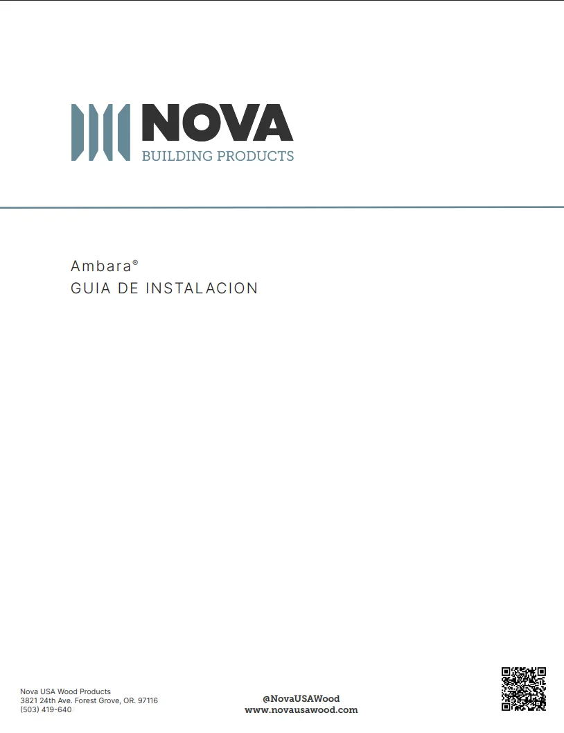 Ambara Siding Installation Guide - ESP Ambara Siding Installation Guide - ESP