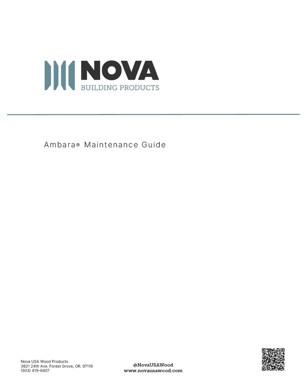 Ambara Siding Maintenance Guide Ambara Siding Maintenance Guide