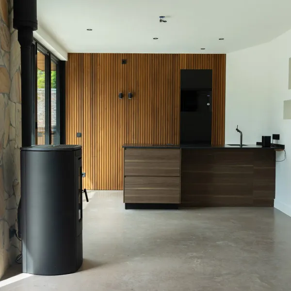 1x8 Ambara™ T&G Square Edge Pattern Thermally Modified Ayous Hardwood 1x8 Ambara™ T&G Square Edge Pattern Thermally Modified Ayous Hardwood