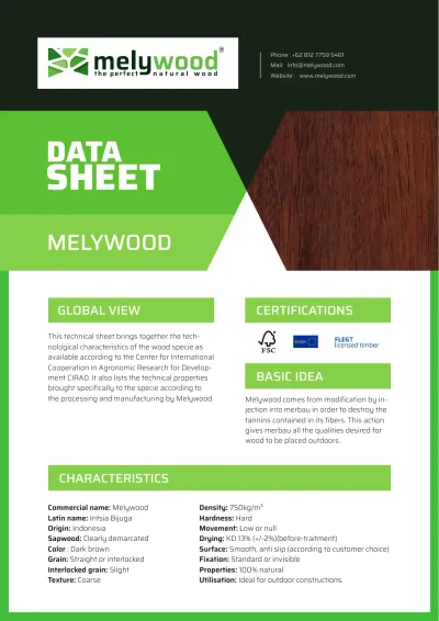Melywood Data Sheet