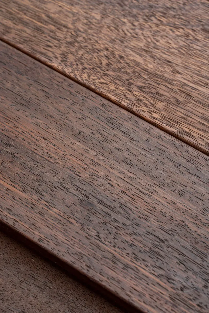 Melywood Merbau decking boards close up