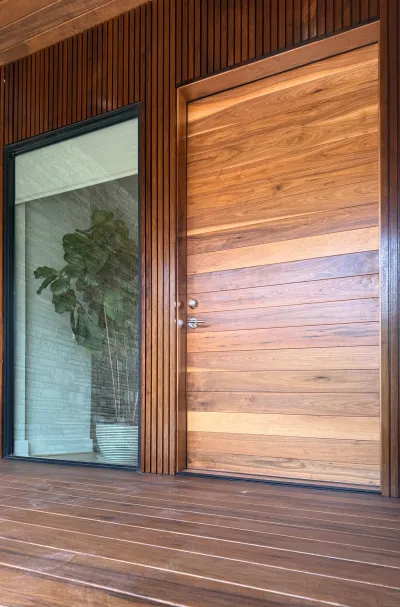 Korina Thermally Modified - Front Door