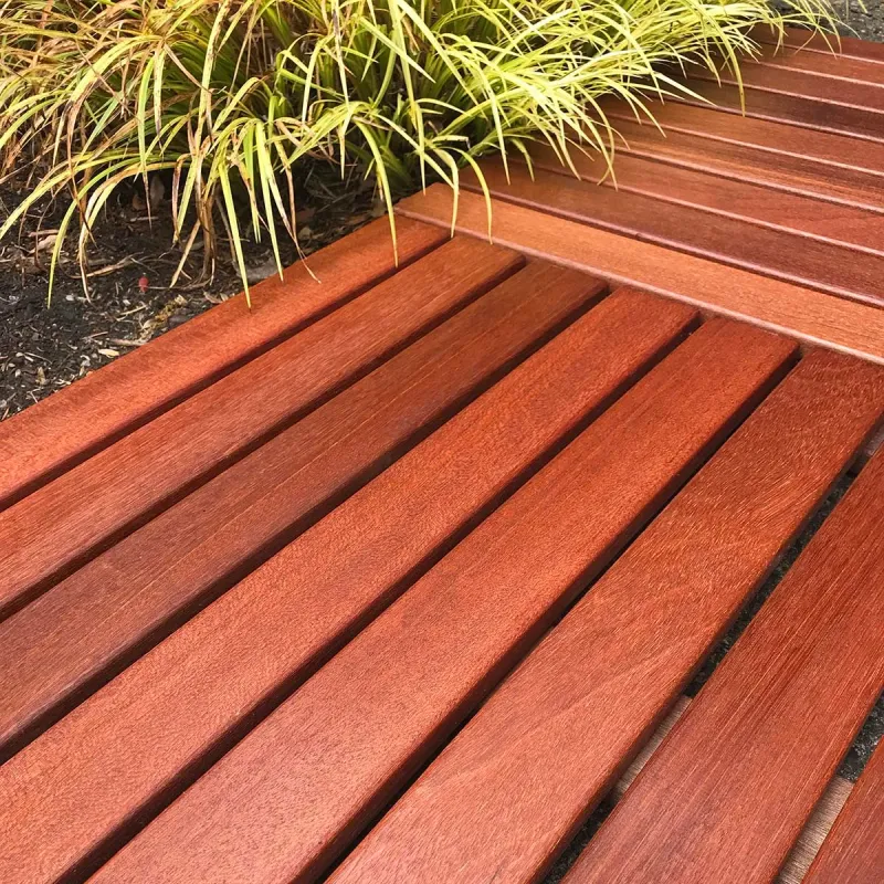 Batu Deck Tile with ExoShield Natural Wood Stain