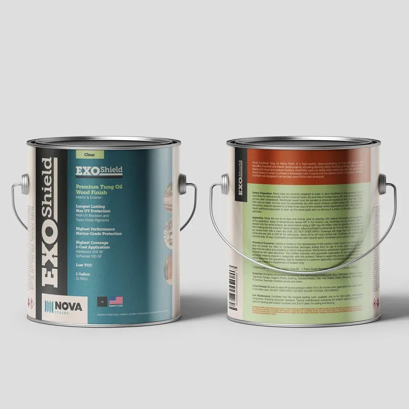 ExoShield Exterior Oil Finish one-gallon can