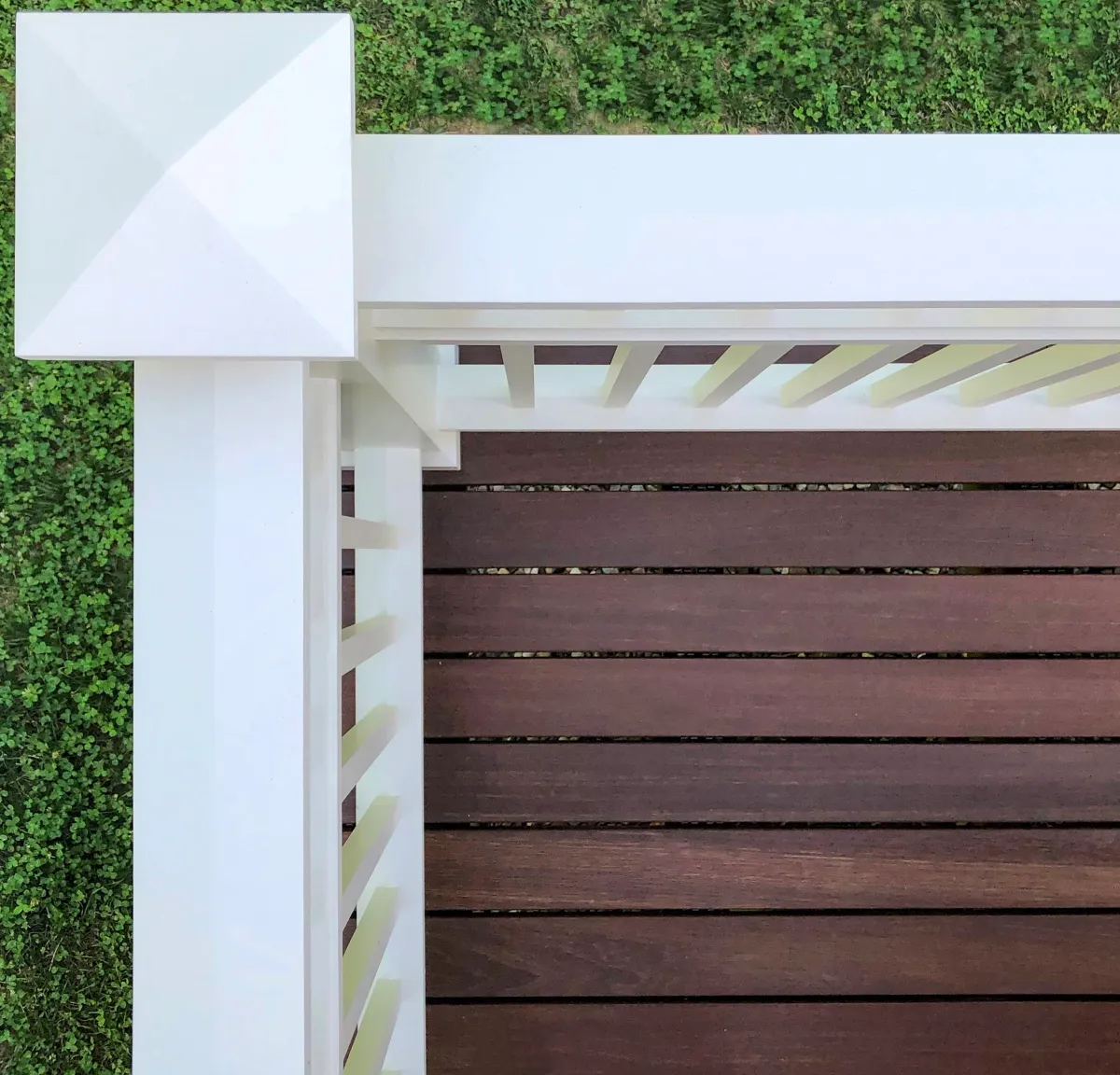An example of Water Popping on Batu with ExoShield Wood Stain