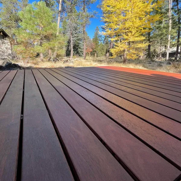 What are the best alternatives to Ipe for hardwood decking?