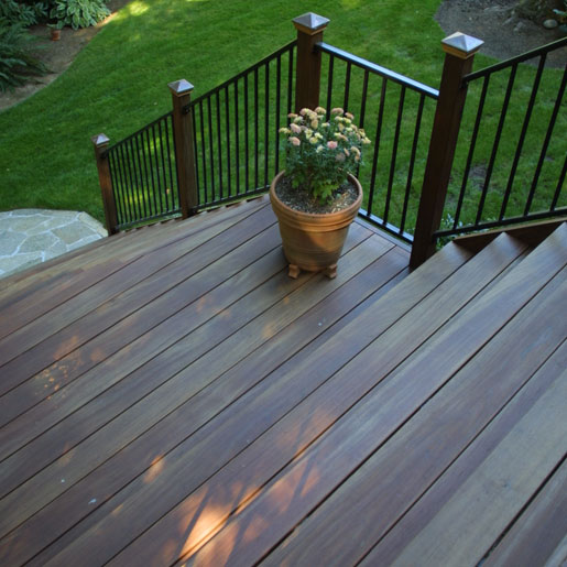 Ipe Hardwood Decking Finishing Options