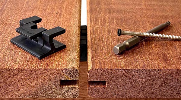 Our Patented QuickClip Decking Hidden Fastener