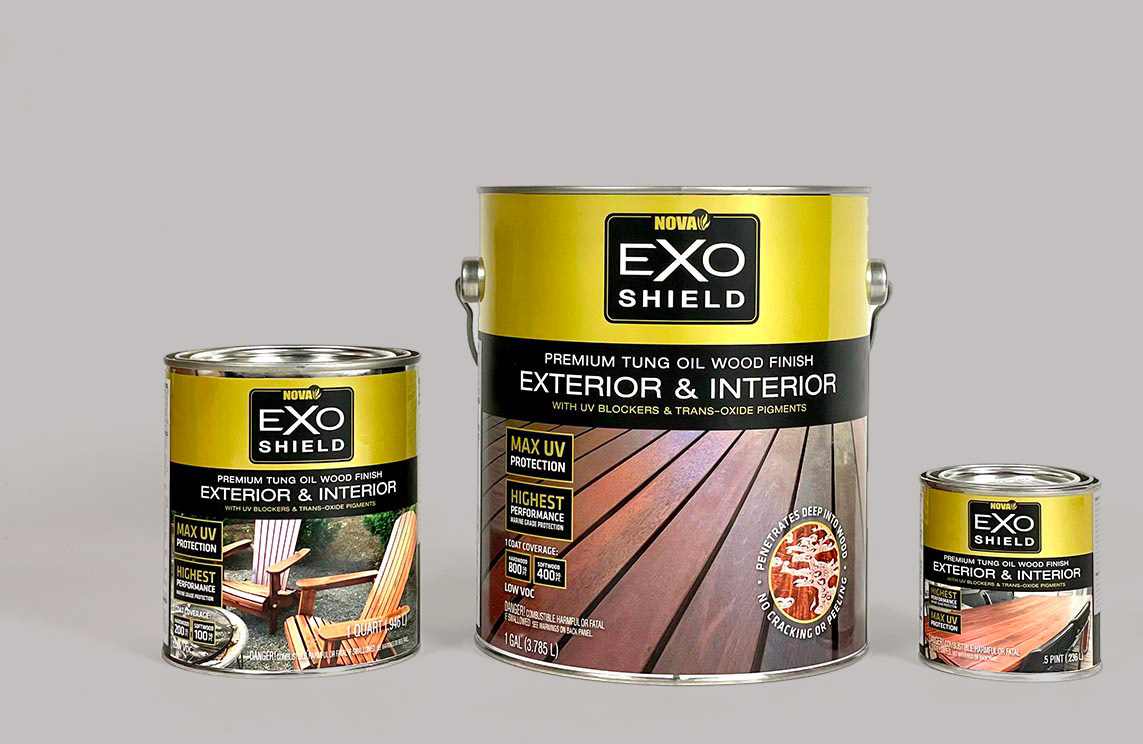 ExoShield Wood Stain - Longest Lasting Finish Available with Maximum UV Protection