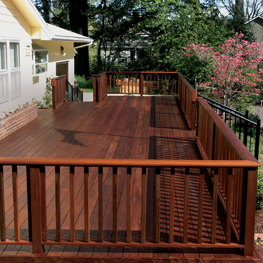 Ipe Decking Backyard