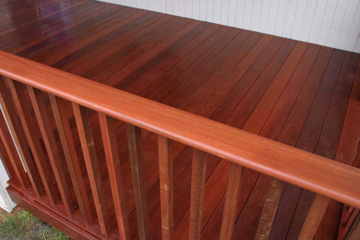 Massaranduba Decking & Handrail