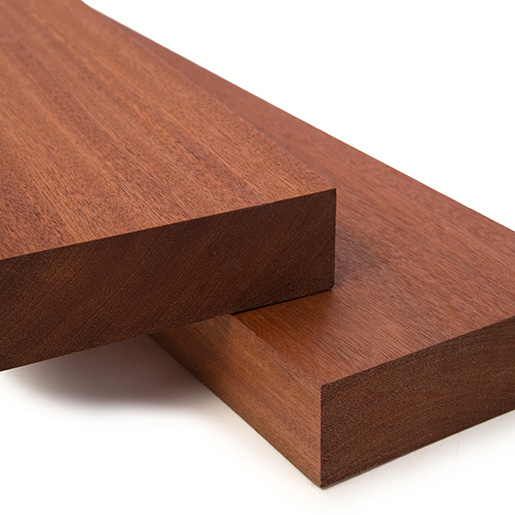 Batu, Red Balau 2x6 S4S Square Edge Hardwood Decking Boards
