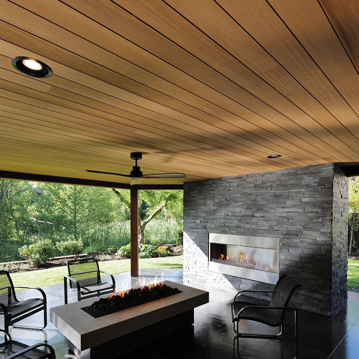 Ambara&reg; Thermally Modified T&G Edge V Paneling - Raw Unfinished