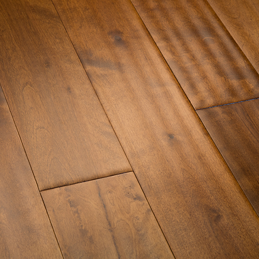 Birch Honey Hardwood Flooring Handscraped BCD 4.7"