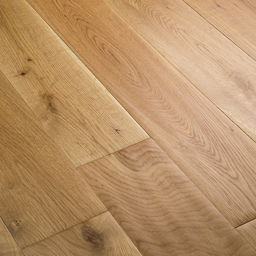 White Oak Natural Hardwood Flooring Handscraped ABCD 4.9"