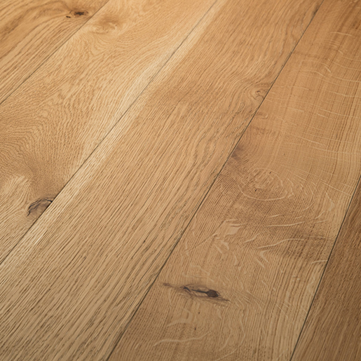 White Oak Natural Engineered Flooring Brushed Clear 3.5mm Face 5.7"