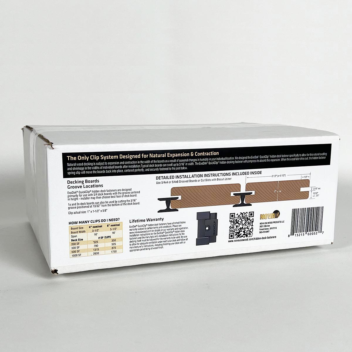 >Nylon 6/6 Glass Infused Decking Clip  