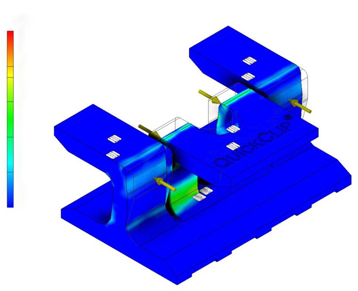 ExoDek QuickClip Finite Element Analysis