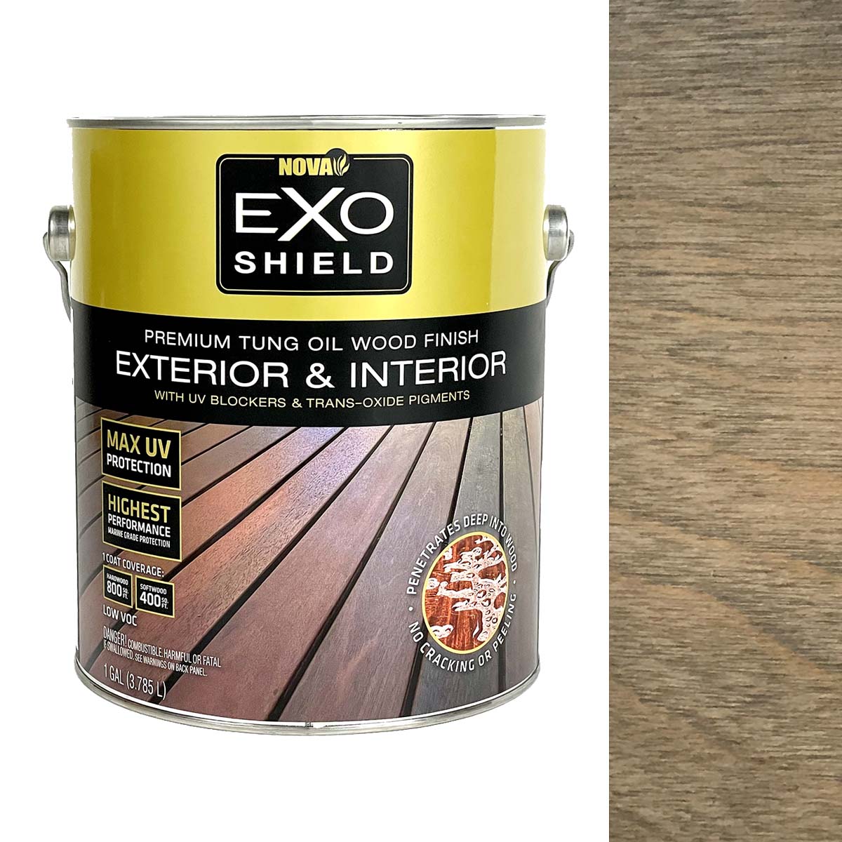 ExoShield Tung Oil Wood Stain in Antique Bronze