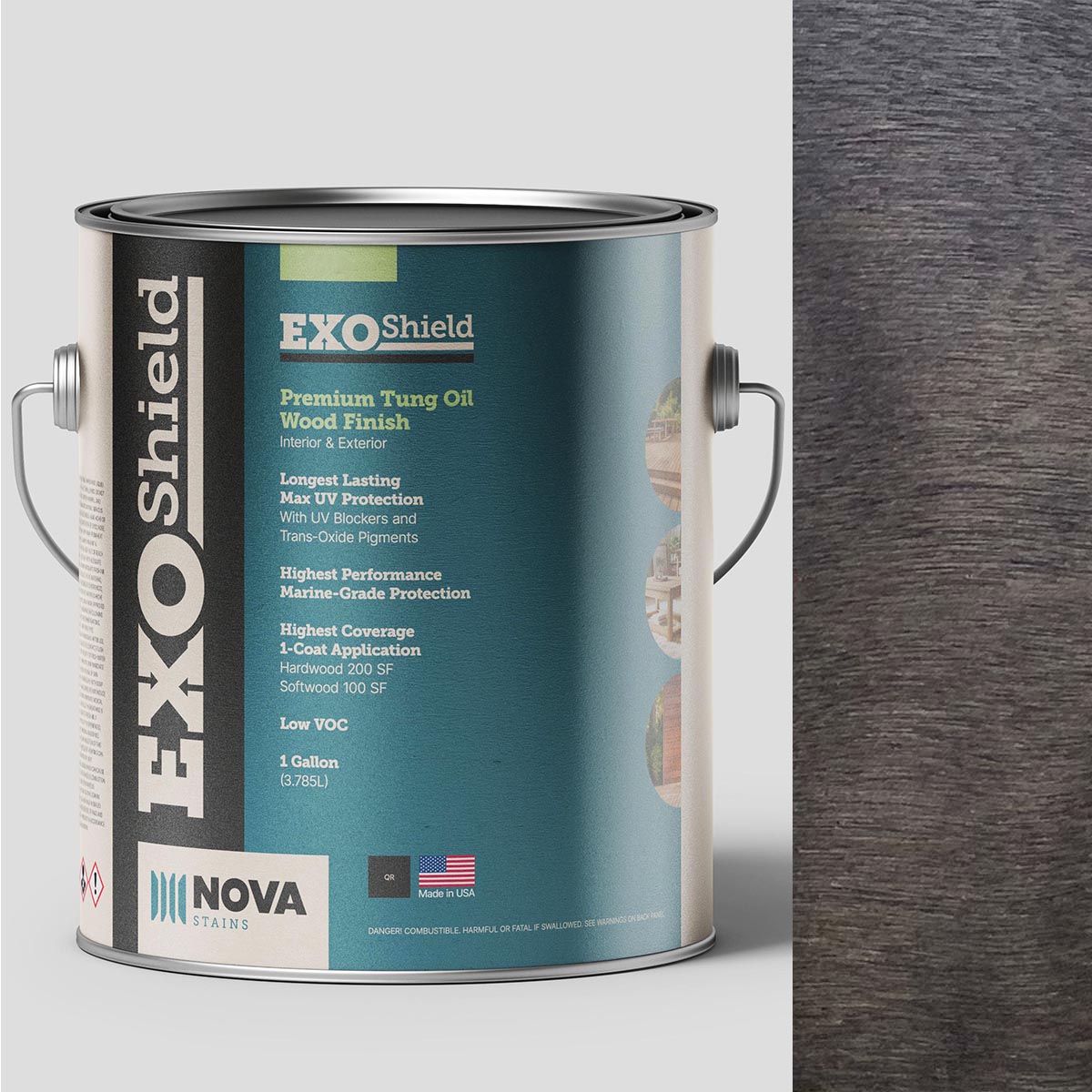 Black Walnut Stain | Nova ExoShield 