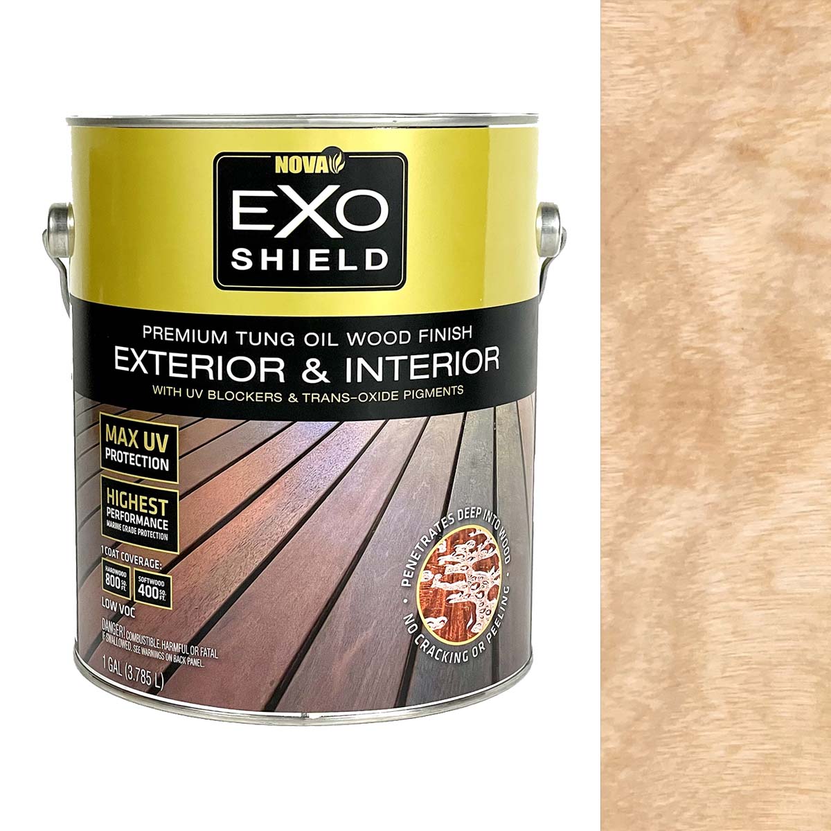 ExoShield Tung Oil Wood Stain in Clear
