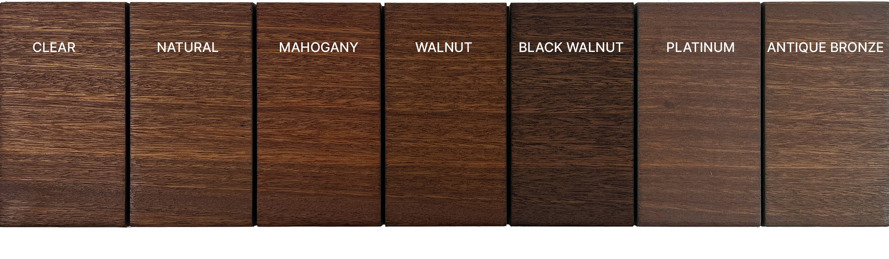 ExoShield Colors on Red Balau Decking