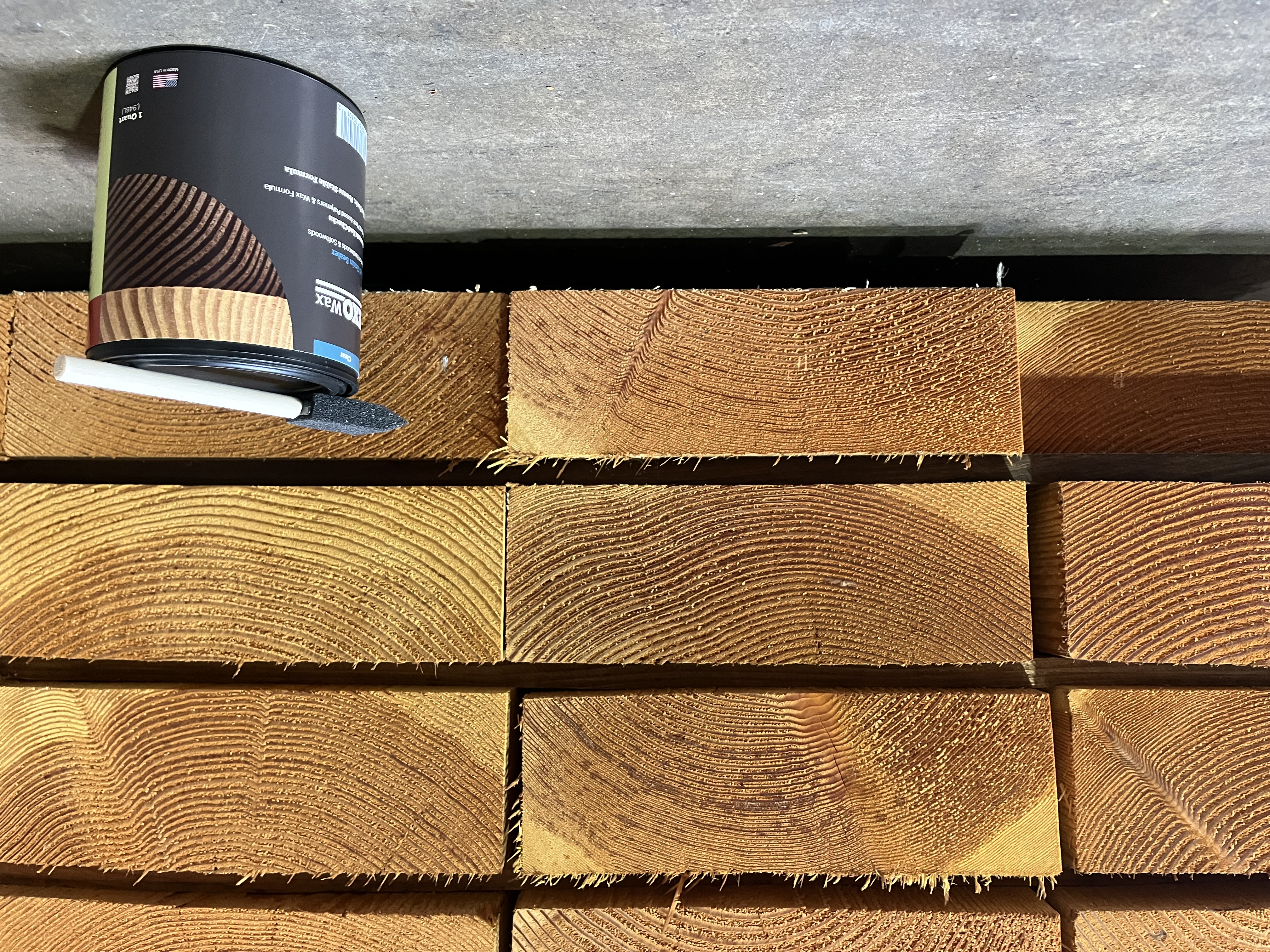 ExoWax End Grain Sealer Application