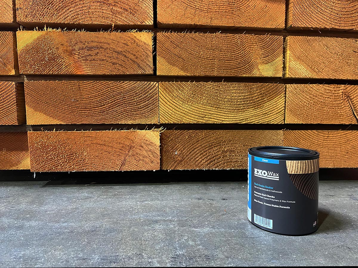 ExoWax End Grain Sealer Application