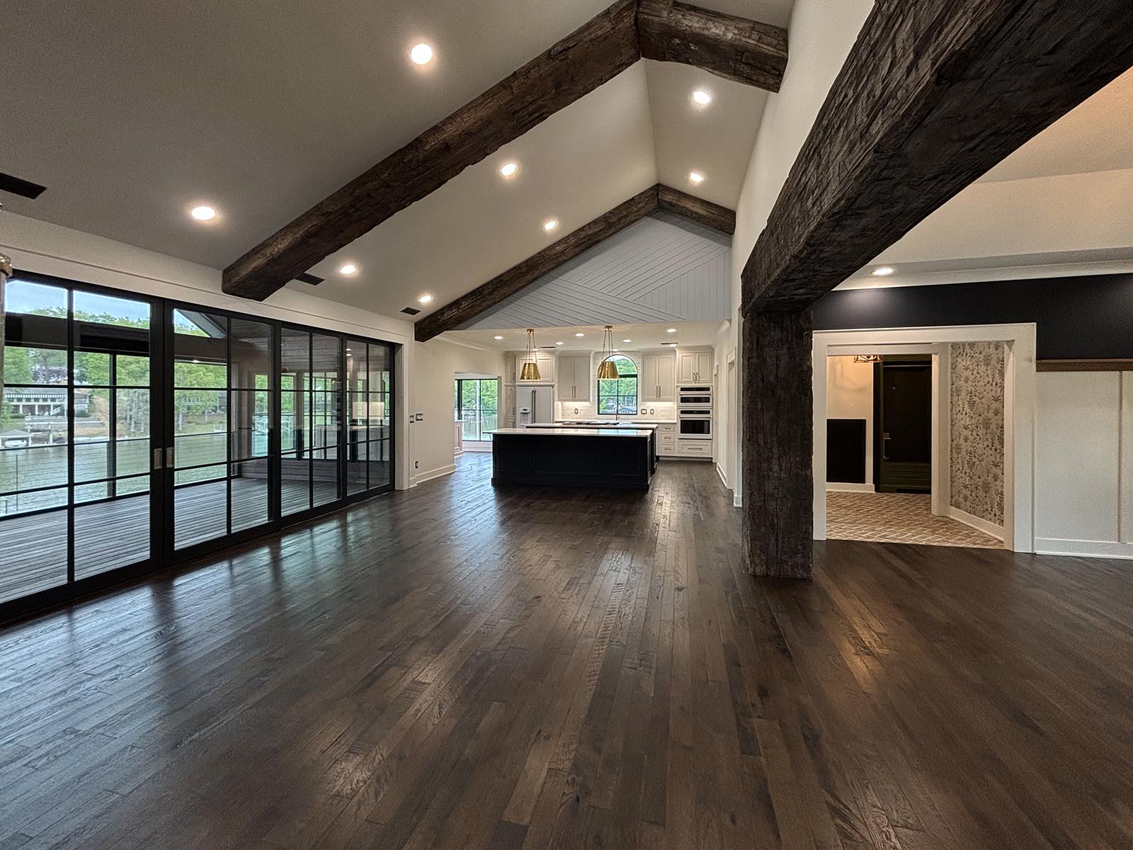 Reclaimed Hardwood used in Alabama Home by Oakley Homes LLC