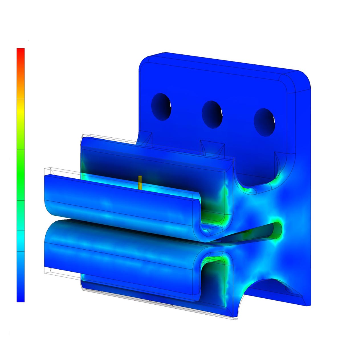 ExoClad Rainscreen QuickClip Hidden Fastener Design Simulation