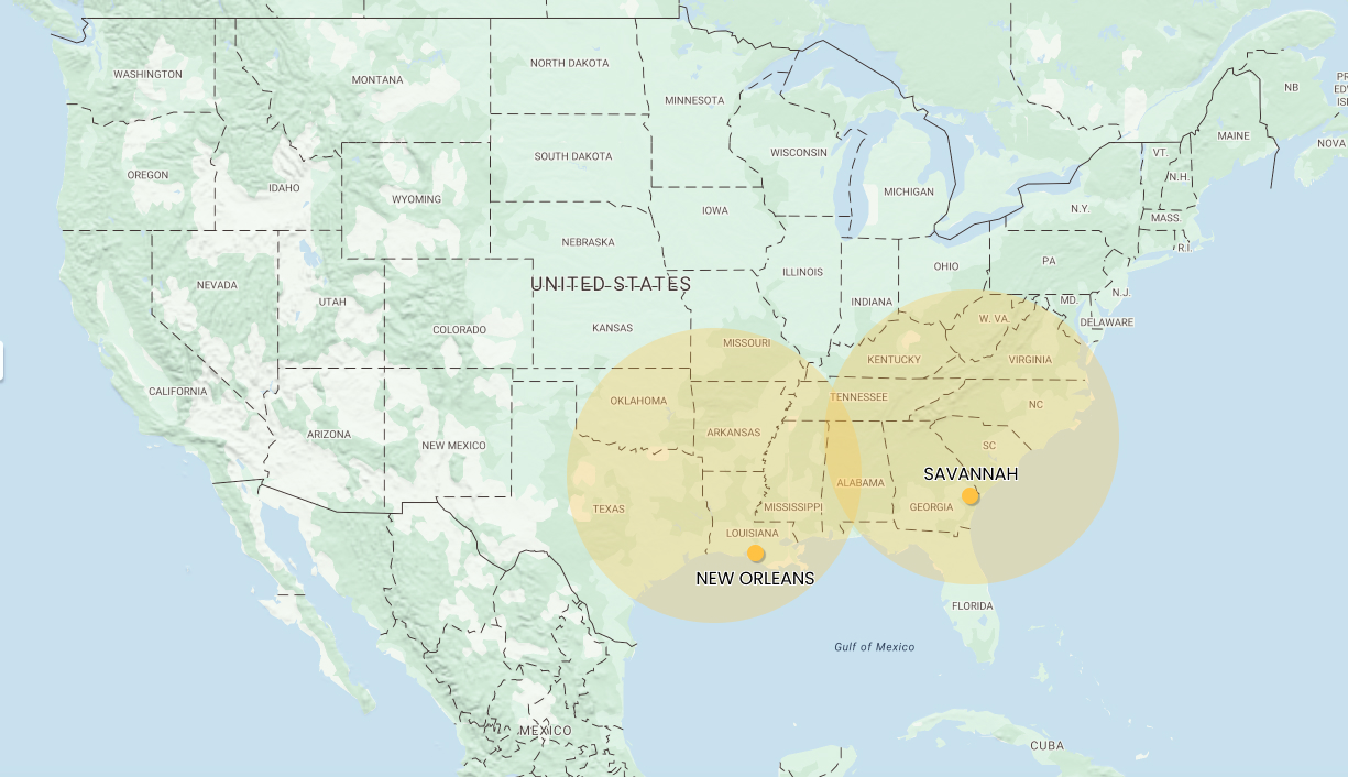 Kiln Stick Map